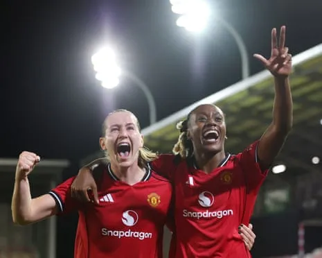 Elisabeth Terland Treble Sends Manchester United Through to The Champions League Group Stage